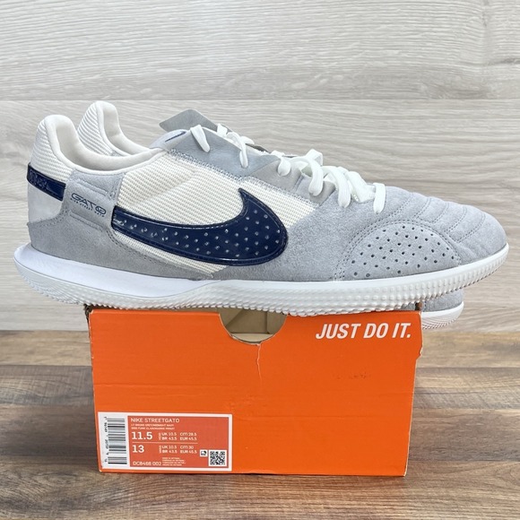 Nike Street Gato Light Smoke Grey Midnight Navy Men's 11.5 nby DC8466-002